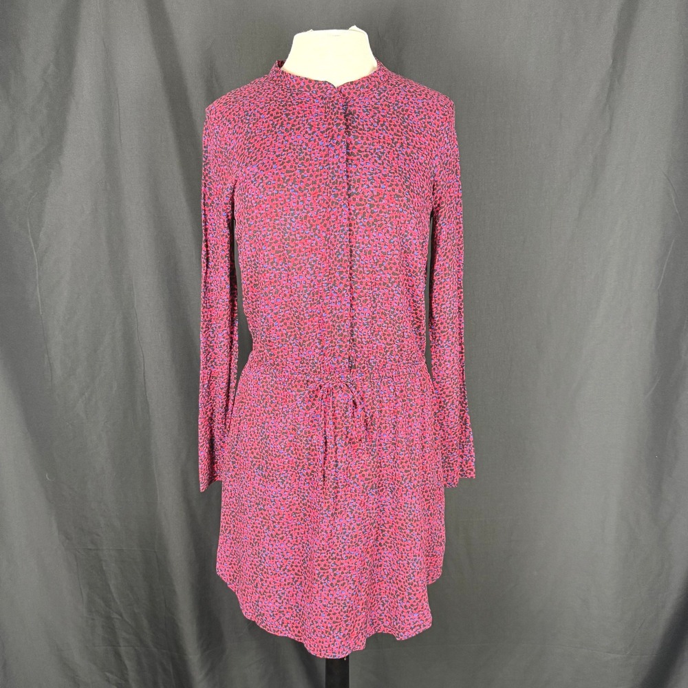 Splendid West Village Red Animal Print Dress M EUC